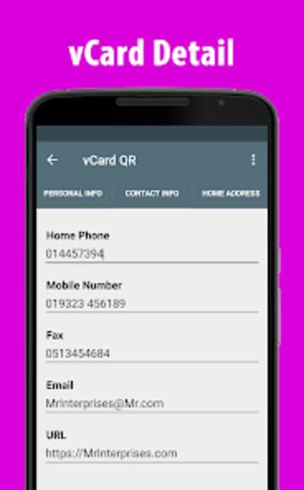 Pro QR Generater For Vcard