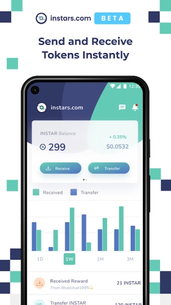 Instars - Earn Crypto, Chat, and Be Social