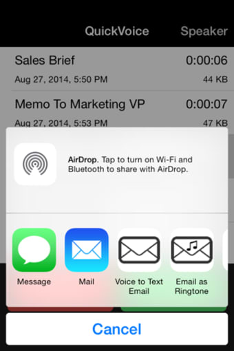 QuickVoice2Text Email PRO Recorder