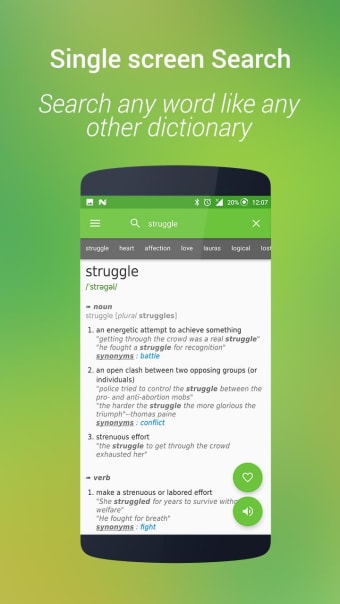 onTouch English Dictionary
