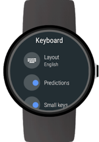 Keyboard for Wear OS Android Wear
