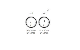 Timezone Clocks