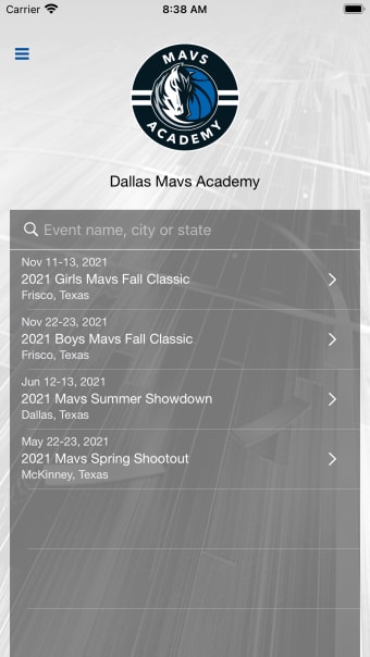Mavs Academy Tournaments