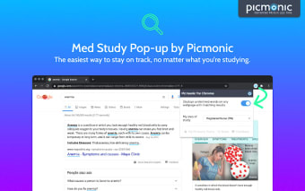 Med Study Pop-up by Picmonic