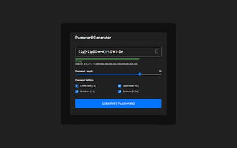 Password Generator