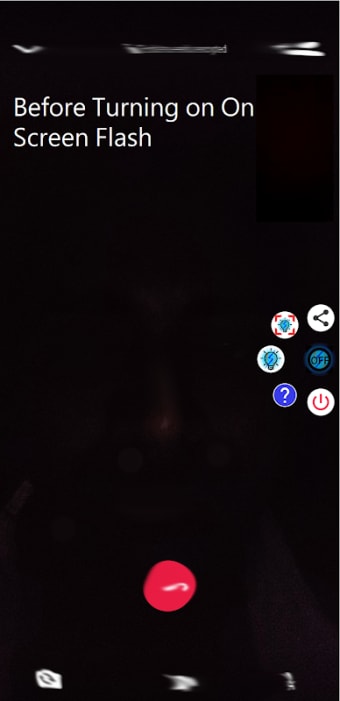 On Screen Flash For Video Call in Dark