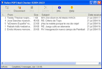 Vallen POP3 Mail Checker