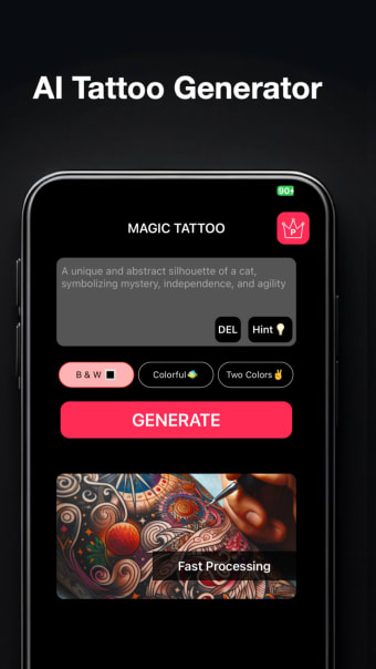 AI Tattoo design: Magic Tattoo