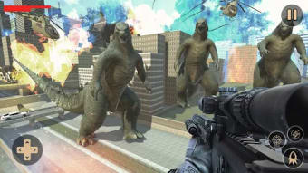 Godzilla in the Kong City Smas