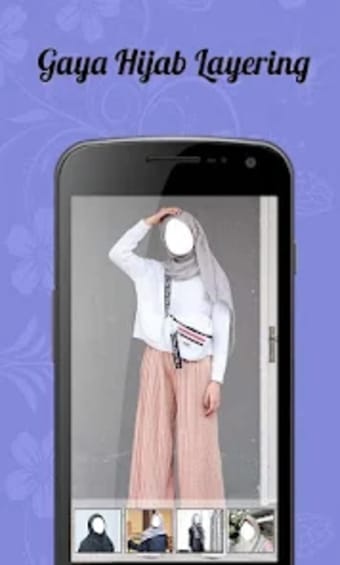 Hijab Layering Photo Frame