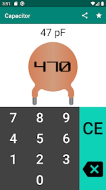 Capacitor Code - Calculator