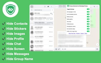 Privacy Extension for WhatsApp Privacy