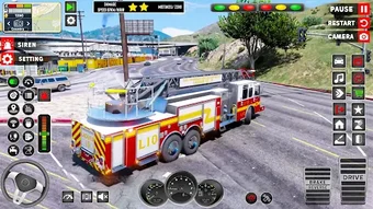 US Emergency Fire Truck Games