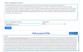 HTML Obfuscator