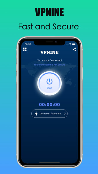 Vpnine - Fast and Secure VPN