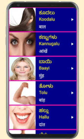 Learn Kannada From Hindi