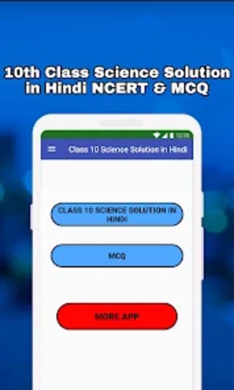 10th Class Science Solution in