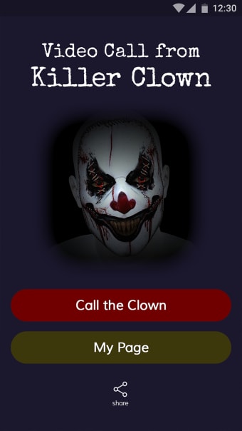 Video Call from Killer Clown - Simulated Calls