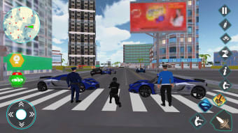 Police Fighting Car Chase Game