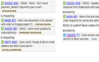 Jira ticket summary in Notion.so