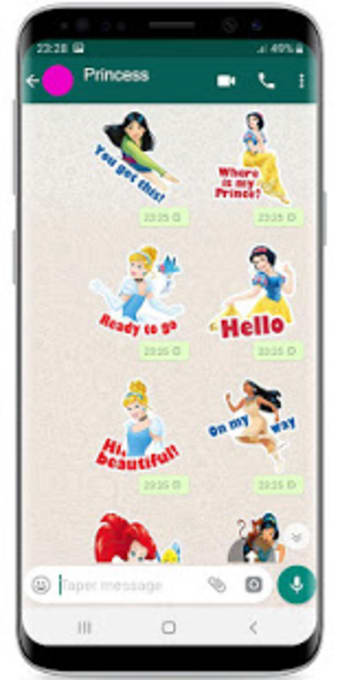Princess Stickers  WAStickerApps for Whatsapp