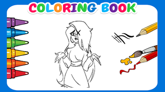 Hazbin coloring book Hotel