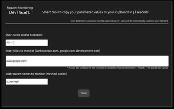 Request Monitoring DevTool