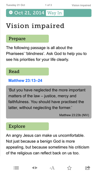 Daily Bread  Bible readings