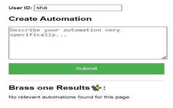 Brass One - Web Automation Assistant