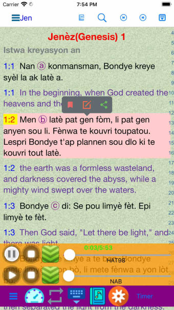 English Creole Audio Bible