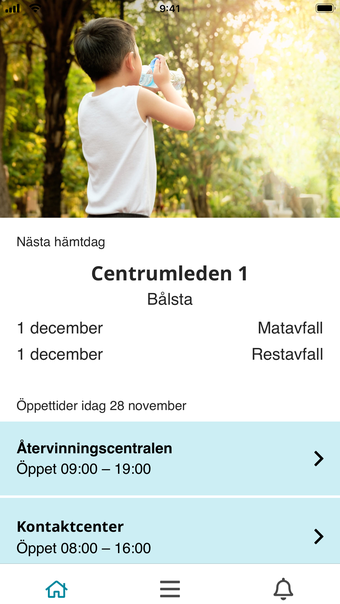 Håbo kommuns Avfallsapp