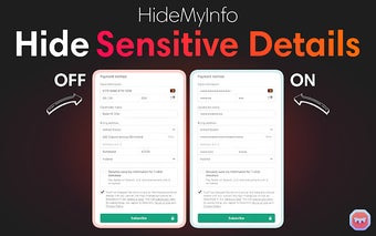 HideMyInfo - Hide Sensitive Details