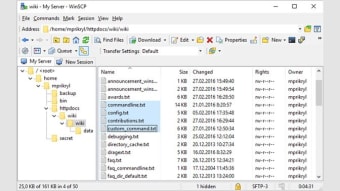 WinSCP - SFTP, WebDAV, SCP and FTP client for Windows.