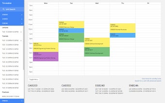 QUT Timetable Planner