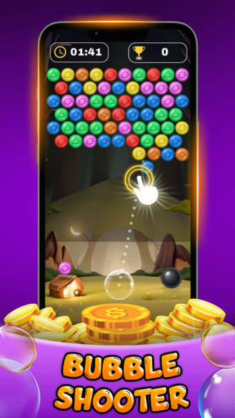 Win Real Cash Bubble Shooter