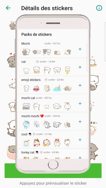 Mochi Cat Stickers for WhatsApp