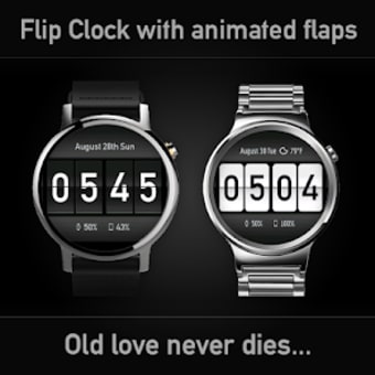 Flip Clock Watch Face for Wear