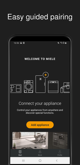 Miele app  mobile control of Miele appliances