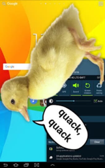 Duck in phone Quacking joke