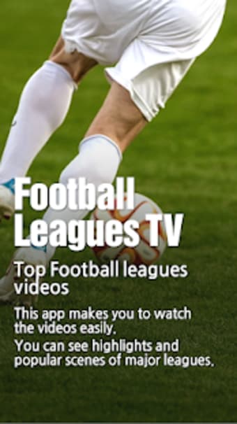 Football Leagues TV - Top soccer league Highlights