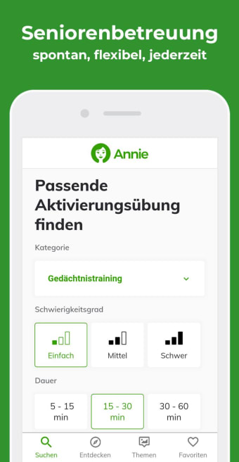 Annie - die Betreuungs-App