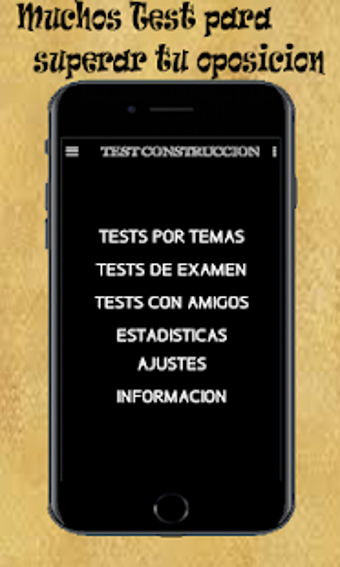 Test para oposición de construcción y obras