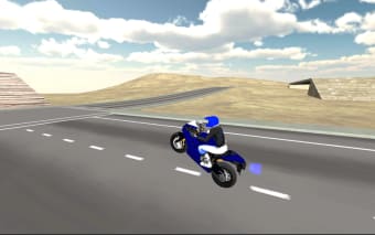 Motorbike driver 3D