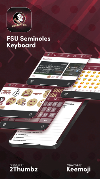 FSU Seminoles Keyboard