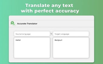 Accurate Translator