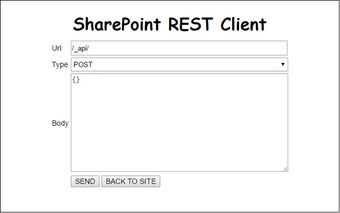 SP REST Client