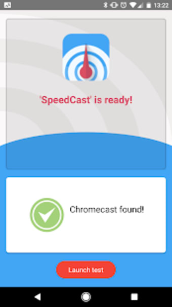 SpeedCast - Internet speed test for Chromecast