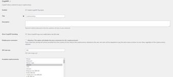 CryptAPI Payment Gateway for WooCommerce
