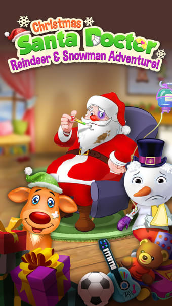 Little Santa Doctor Snowman ER Christmas Hospital