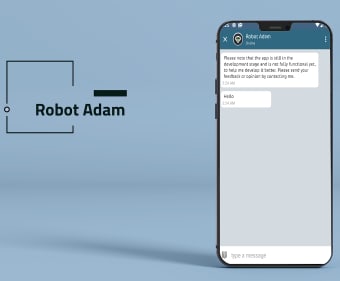 Talk to the talking robot Adam